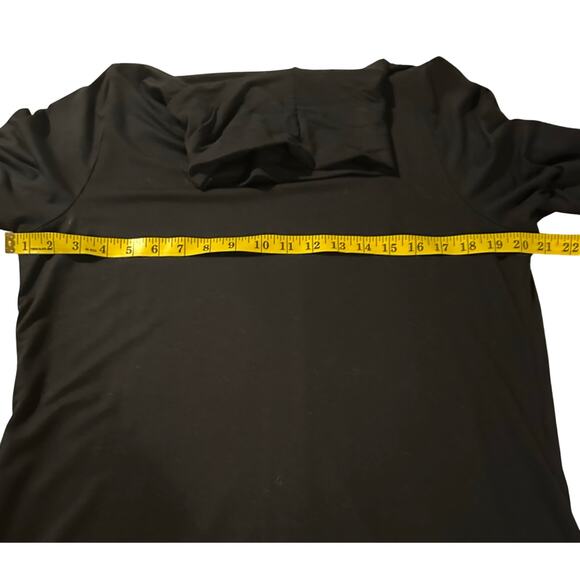 Karen Kane Turtleneck Jersey Dress/Tunic With Pockets- XL - Black - Picture 11 of 12